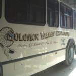 Logo Design and Vinyl Graphics, Solomon Valley Explorers Tour Bus, Morland, Kansas
