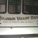 Logo Design and Vinyl Graphics, Solomon Valley Explorers Tour Bus, Morland, Kansas
