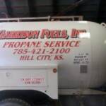 Vinyl Business Logo Tagging, Garrison Fuels, Inc., Hill City, Kansas