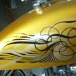 Custom Stripping for Mini Chopper Gas Tank