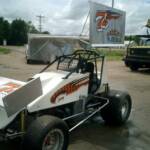 Custom Vinyl Sprint Car Lettering and Numbers, Radcliffe Sprint Car, Hill City, Kansas