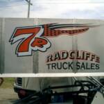 Custom Vinyl Sprint Car Wing Graphics, Radcliffe Sprint Car, HIll City, Kansas