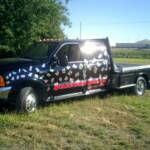 Custom Layered Vinyl Graphics, Full Deck, Scarecrow Sign Co, Hill City, Kansas